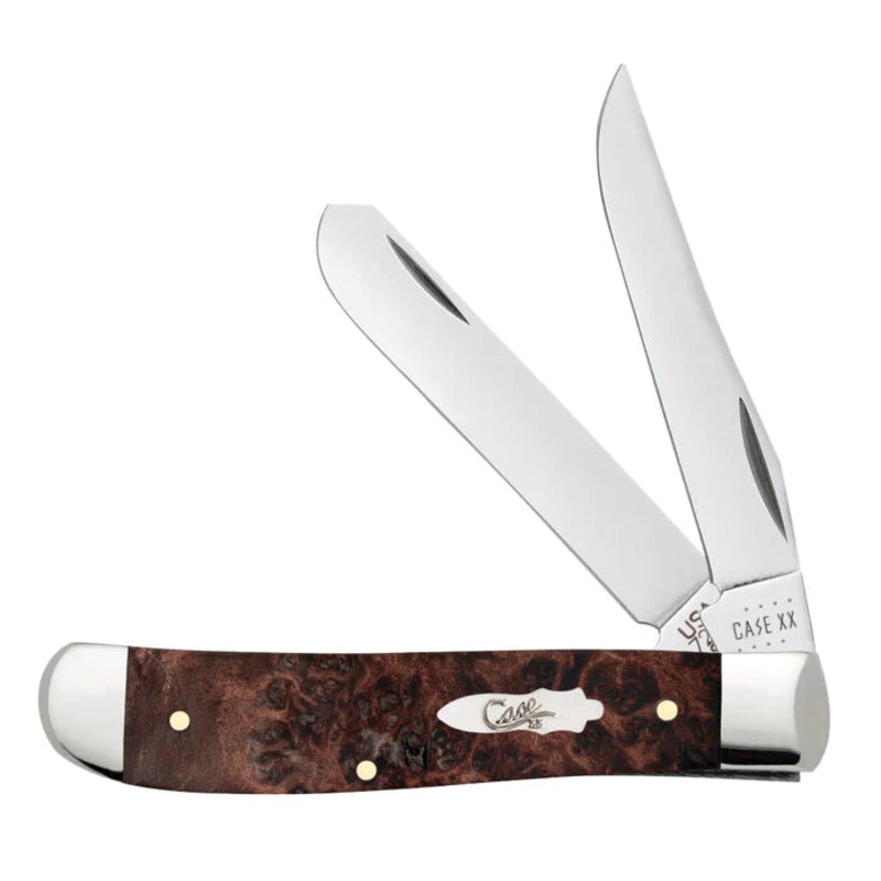 CASE TRAPPER MINI 2 BLADE 3.5" BROWN MAPLE