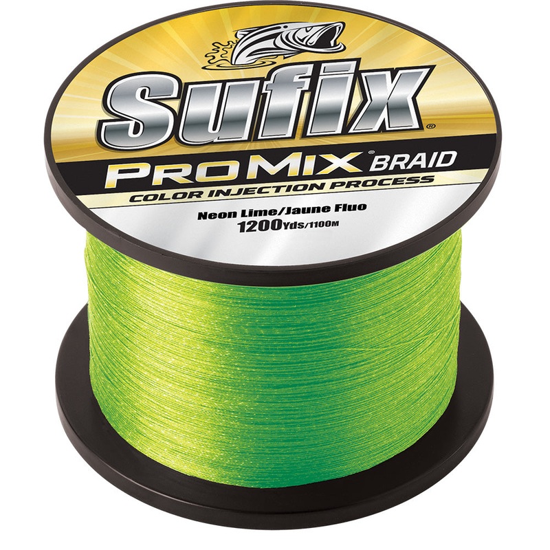 SUFIX PROMIX BRAID NEON LIME 40LB 1200YDS