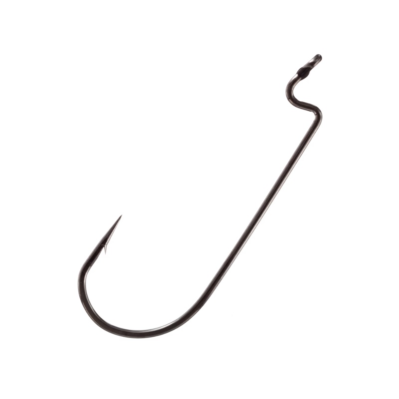 VMC WORM HOOK BLACK NICKEL #1/0