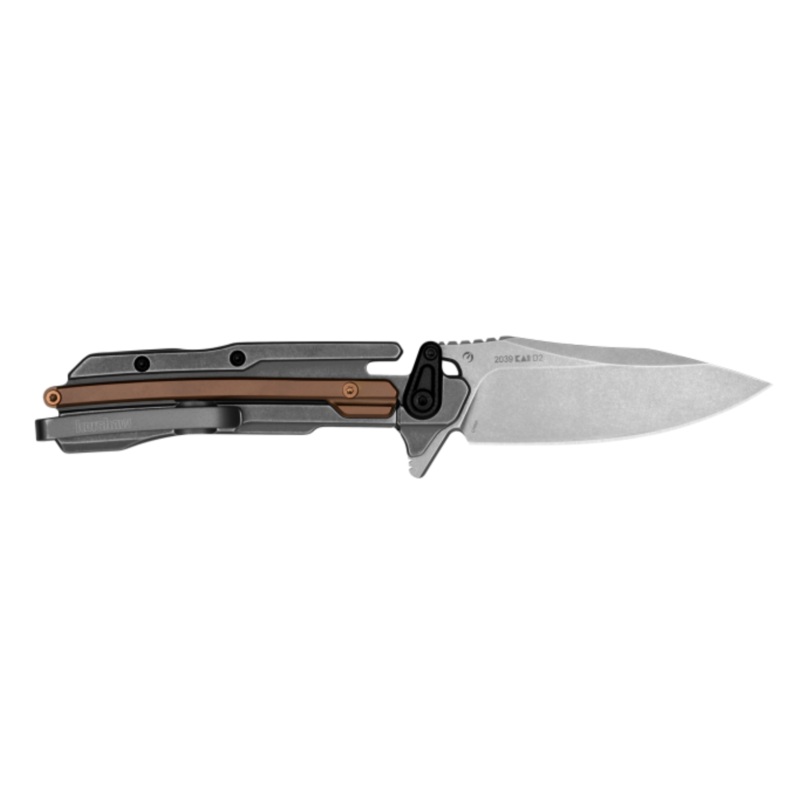 KERSHAW FRONTRUNNER 2.9" MANUAL FL GREY/BRONZE