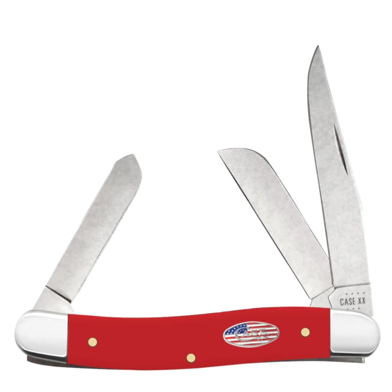 CASE STOCKMAN MEDIUM 3 BLADE 3 5/8" AMERICAN WORKMAN