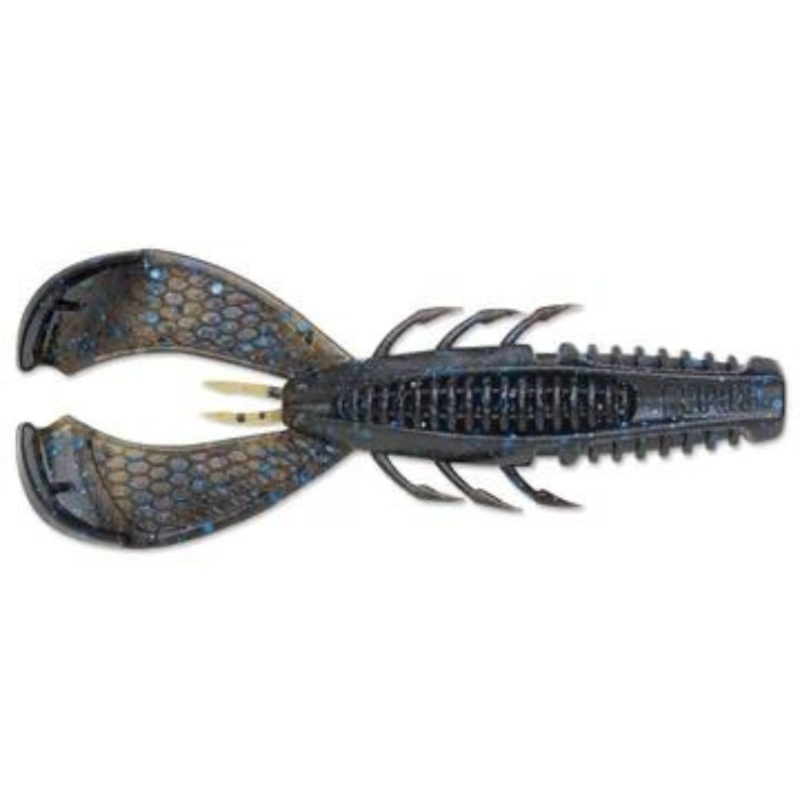 RAPALA CRUSHCITY CLEANUP CRAW 3.5 7PK BLACK BLUE GREEN PUMPKIN