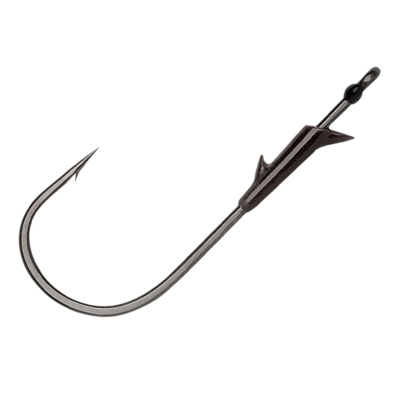 VMC FLIPPIN' HOOK BLACK NICKEL #2/0 5PK