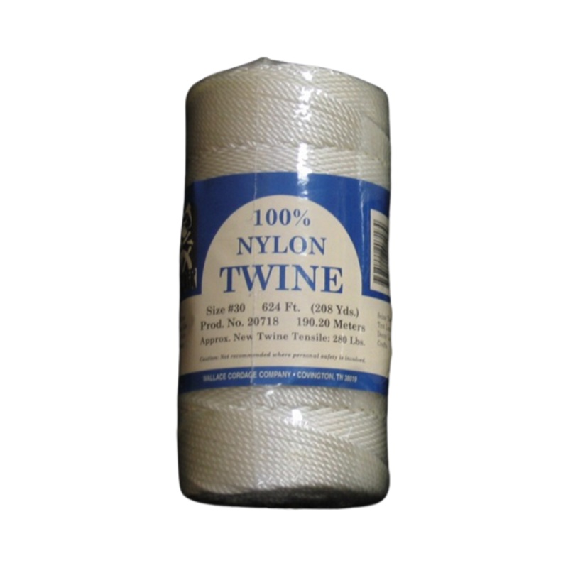 WALLACE CORDAGE TWINE WHITE TWIST 12-101# 1/4LB