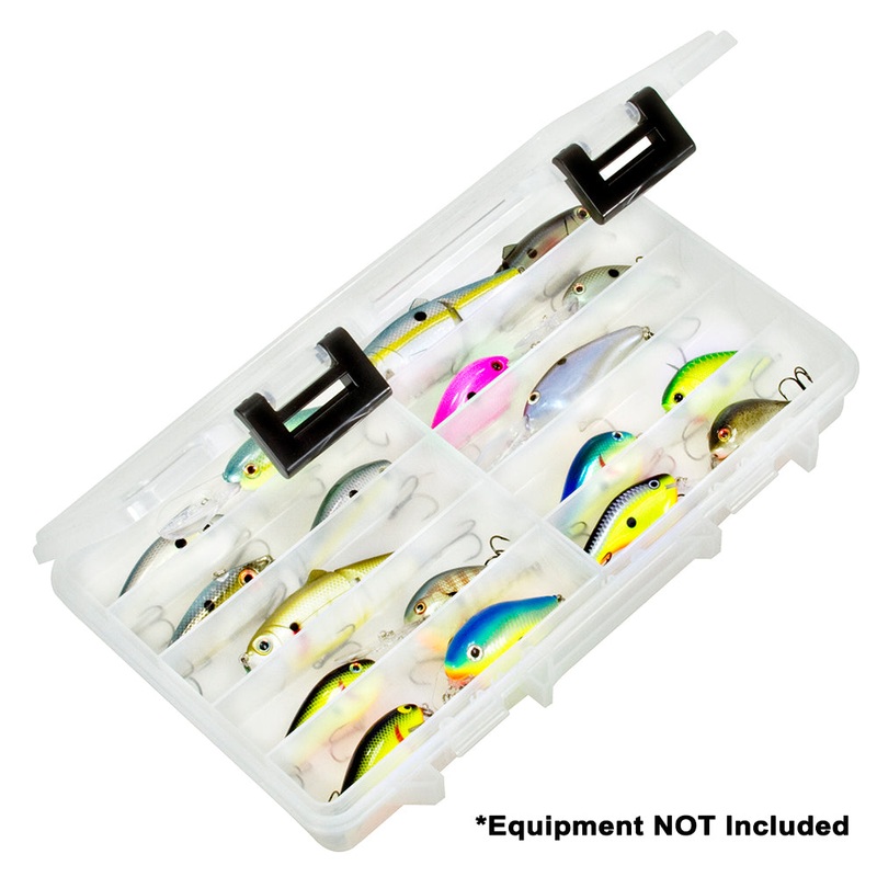 PLANO ELITE SERIES CRANKBAIT STOWAWAY LARGE 3700 - CLEAR