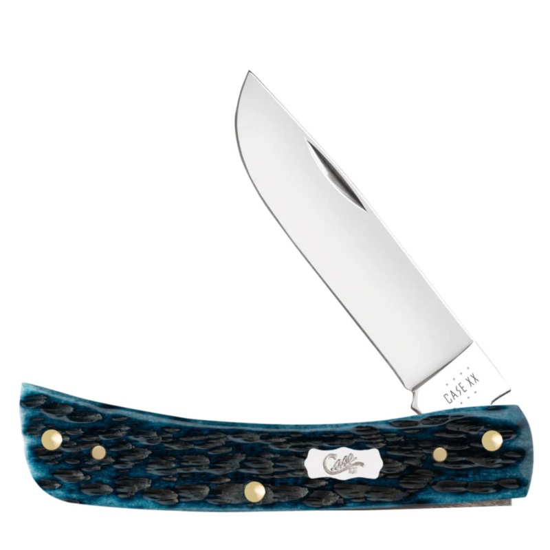 CASE SOD BUSTER JR 1 BLADE 3 5/8" MEDITERRANEAN BLUE