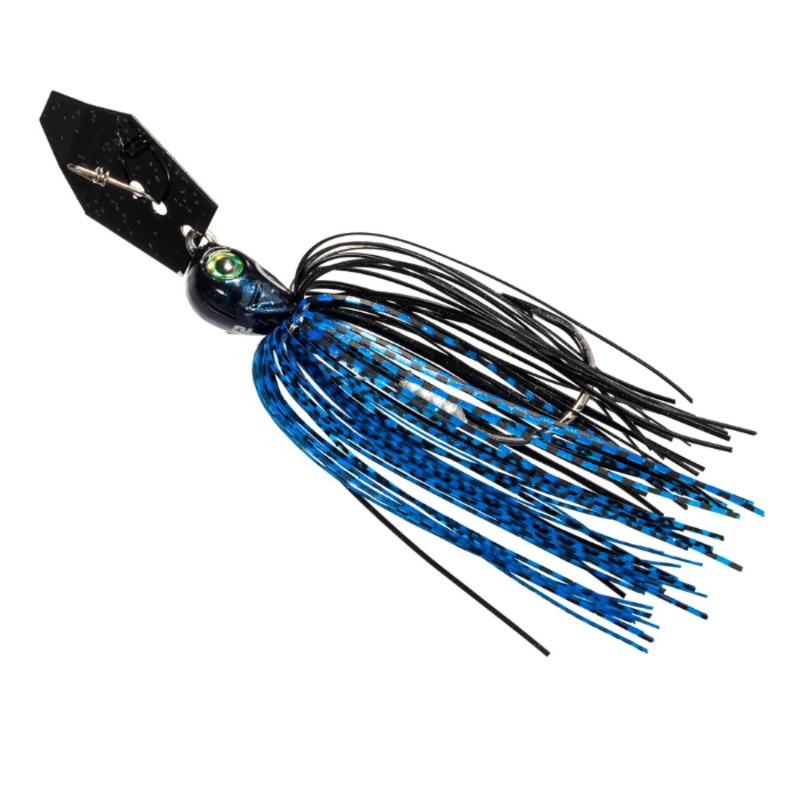 Z-MAN CHATTERBAIT ELITE EVO 1/2 OZ BLACK/BLUE