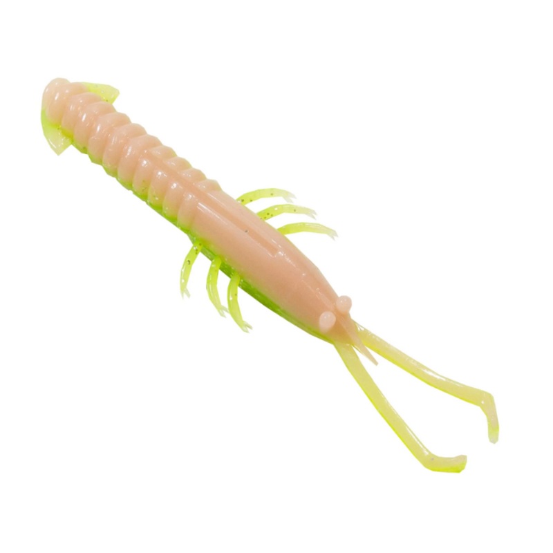 Z-MAN TROUT TRICK JERK SHRIMPZ 4" GLOW/CHART TAIL 5 PACK