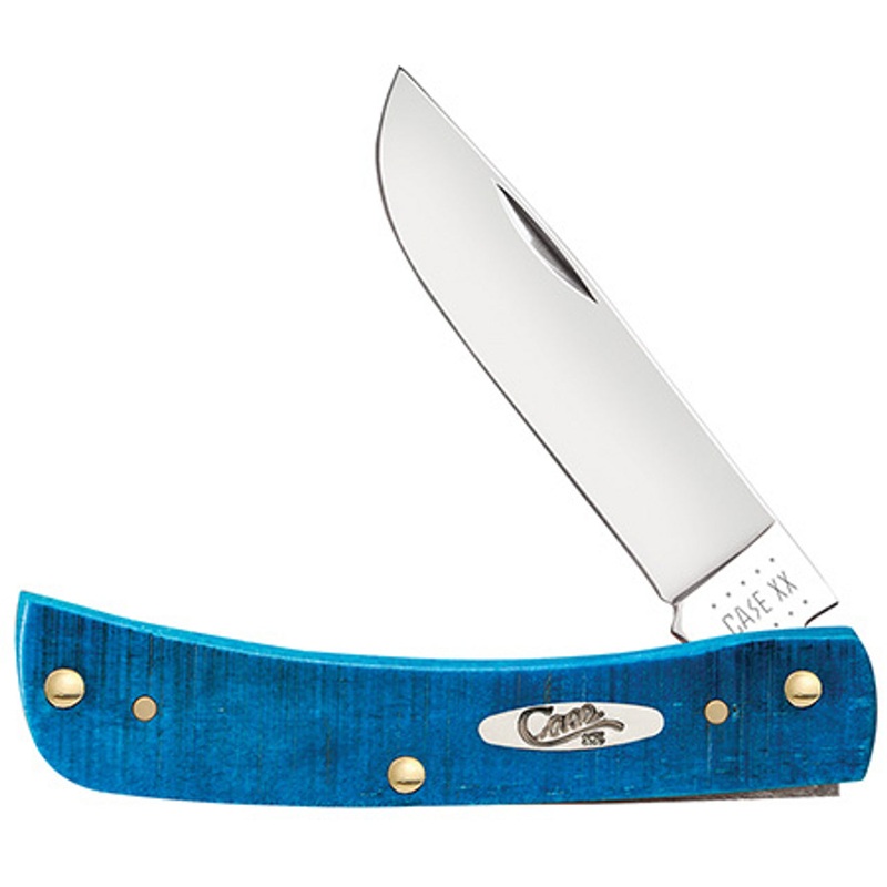 CASE SOD BUSTER JR 2 BLADE 3 5/8" CARIBBEAN BLUE