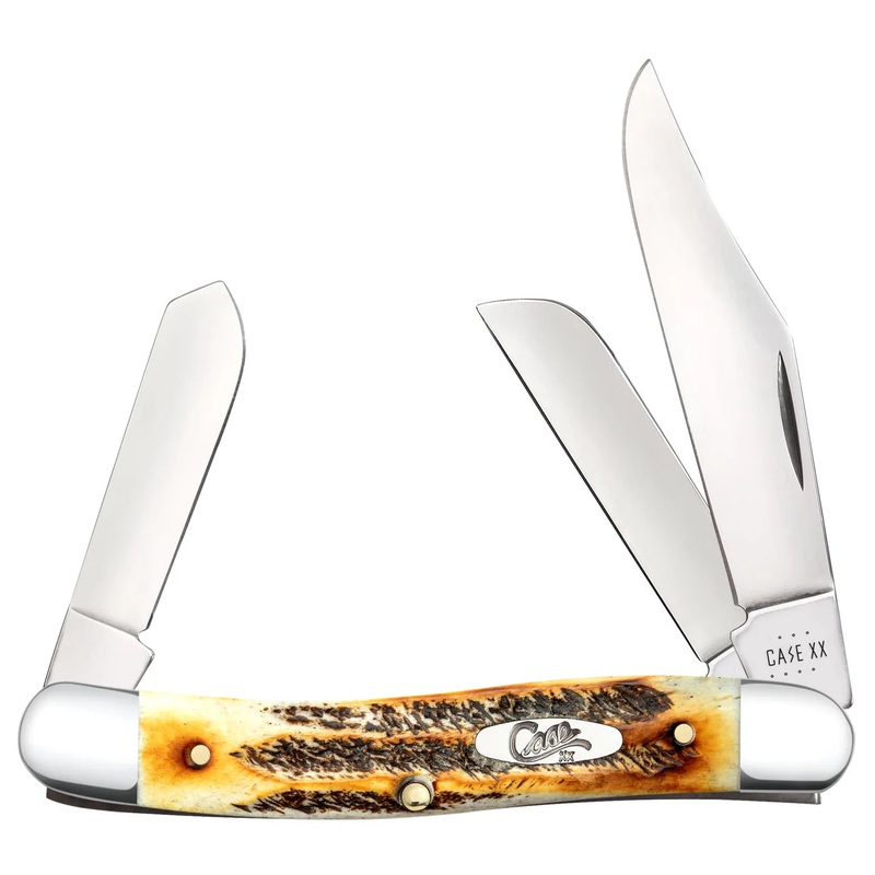 CASE STOCKMAN MEDIUM 3 BLADE 3 5/8" 6.5 BONESTAG