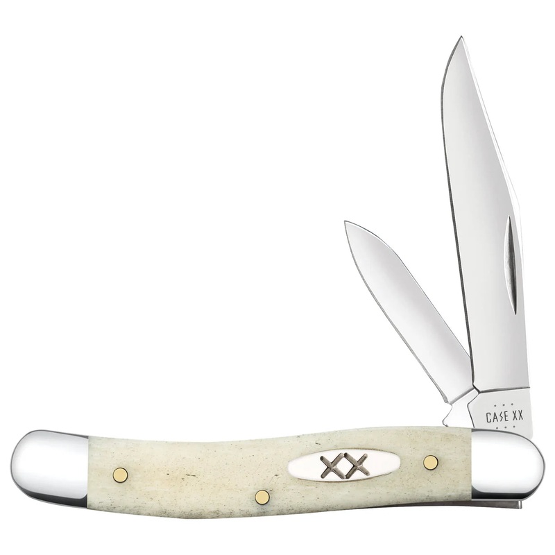 CASE TEXAS JACK MEDIUM 2 BLADE 3 3/8" NATURAL BONE