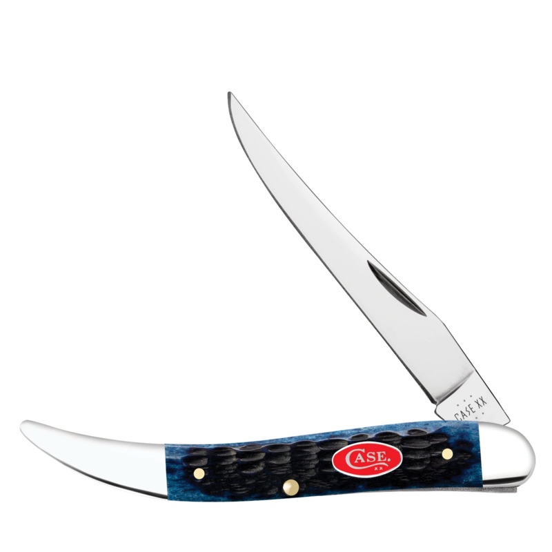 CASE TEXAS TOOTHPICK MEDIUM 1 BLADE 4 1/4" NAVY BONE