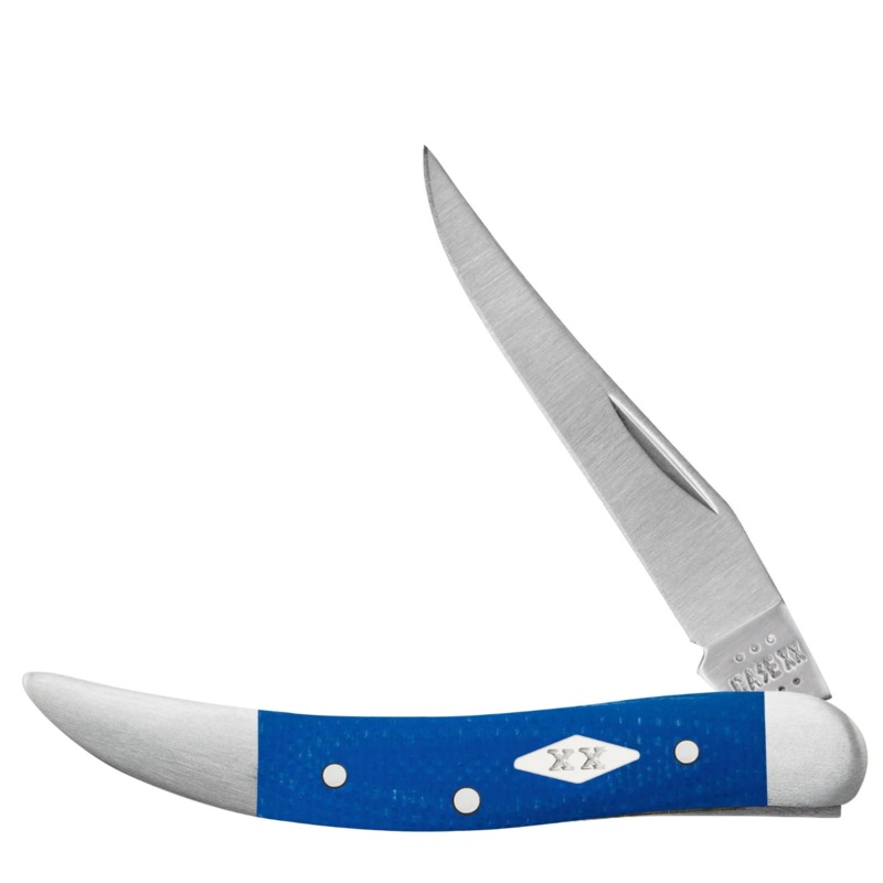 CASE TEXAS TOOTHPICK SMALL 1 BLADE 3" BLUE G-10