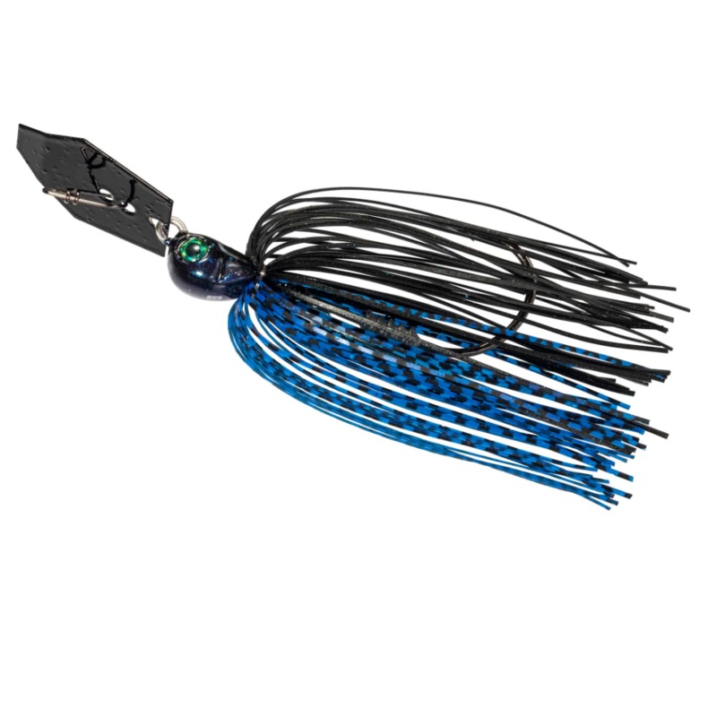 Z-MAN TUNGSTEN CHATTERBAIT ELITE EVO 3/8 OZ BLACK/BLUE