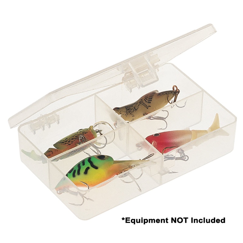 PLANO FOUR-COMPARTMENT TACKLE ORGANIZER - CLEAR