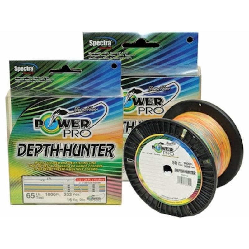 POWER PRO DEPTH HUNTER BRAIDED FISHING LINE - 100LB/1500YD