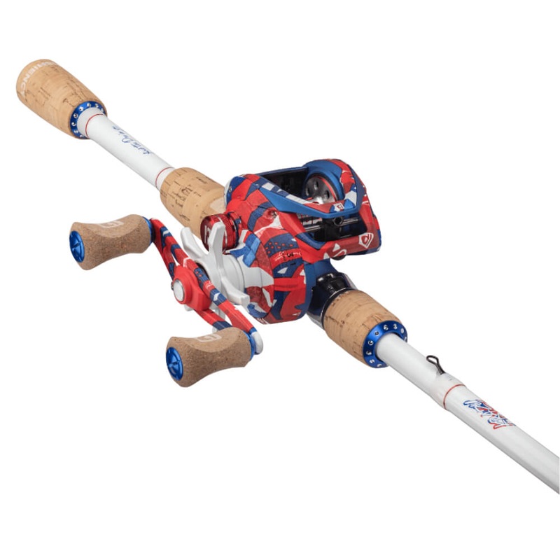 PROFISHIENCY KRAZY AMERICANA BAITCAST COMBO 7' RH