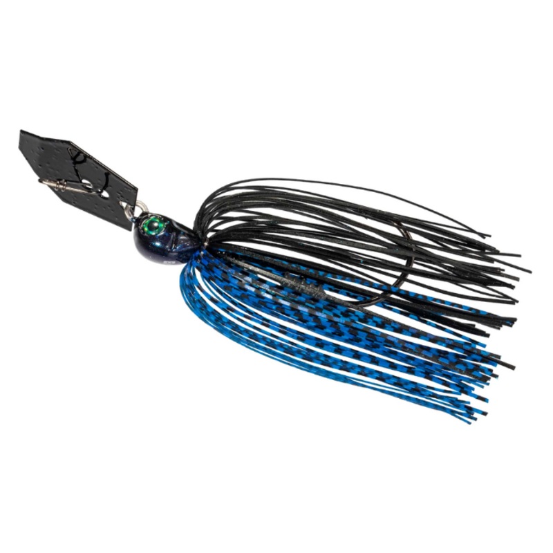 Z-MAN CHATTERBAIT ELITE EVO 3/8 OZ BLACK/BLUE