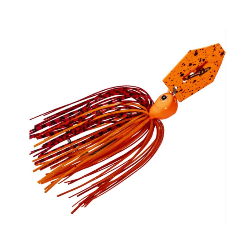 Z-MAN CHATTERBAIT JACKHAMMER 3/8 OZ FIRE CRAW ORANGE BLADE
