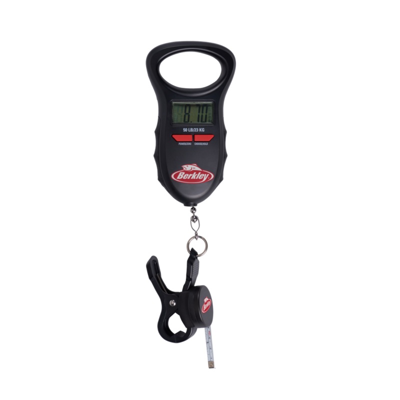 BERKLEY DIGITAL FISH SCALE W/TAPE 50LB