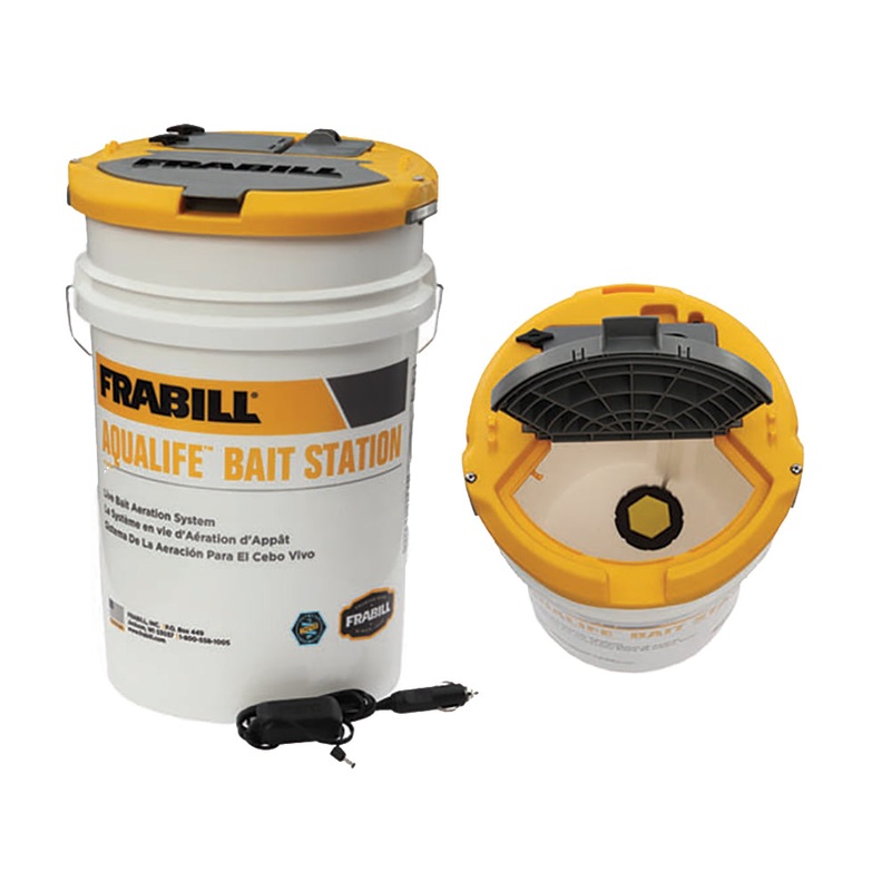 FRABILL AQUA-LIFE BAIT STATION - 6 GALLON BUCKET