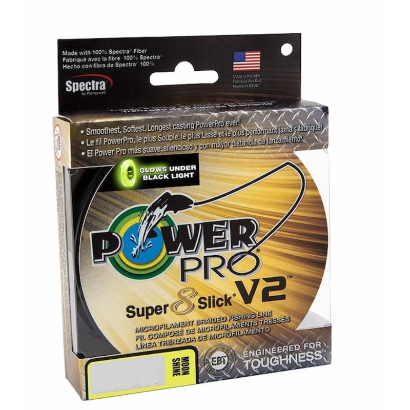 POWERPRO SUPER 8 SLICK V2 MOONSHINE 10# 150YDS
