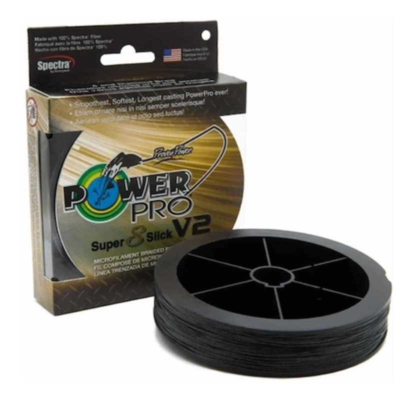 POWERPRO SUPER 8 SLICK V2 ONYX 40# 150YDS