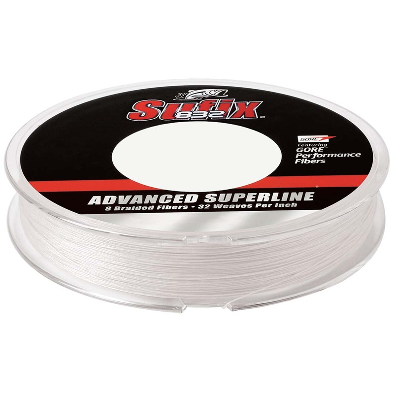 SUFIX 832 ADVANCED SUPERLINE BRAID GHOST 8LB 150YDS
