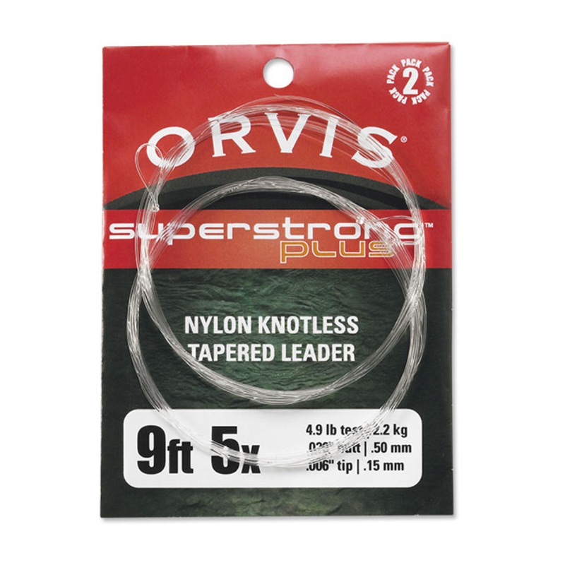 Orvis Superstrong Plus Leaders 9ft -  2 Pack