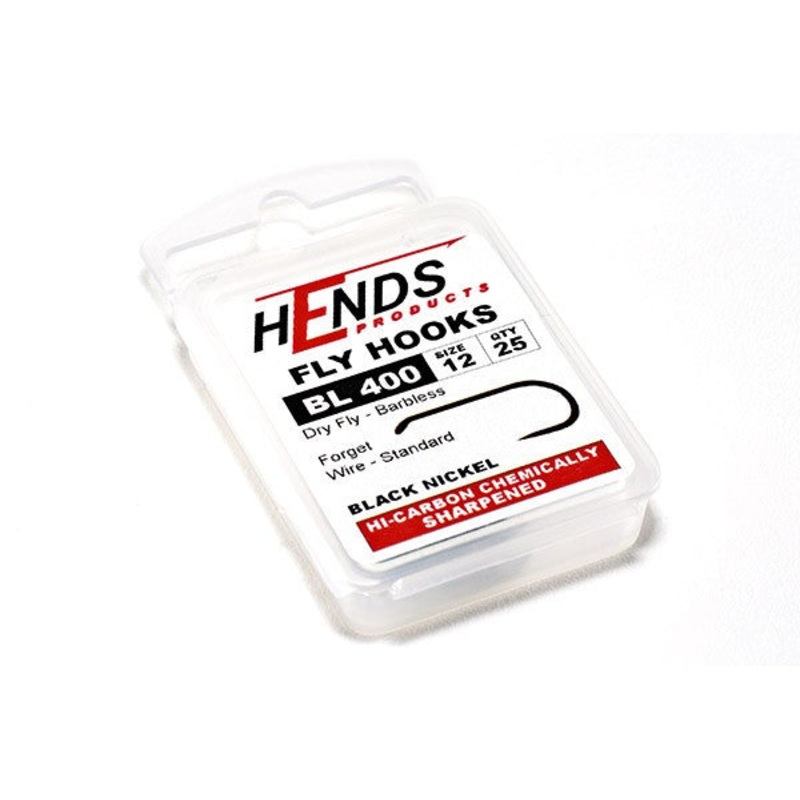 Hends BL400 Dry Fly Hooks Barbless