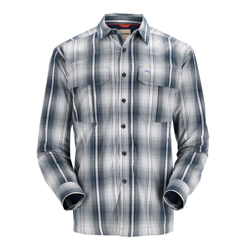 Simms Coldweather Shirt - Navy Sterling Plaid