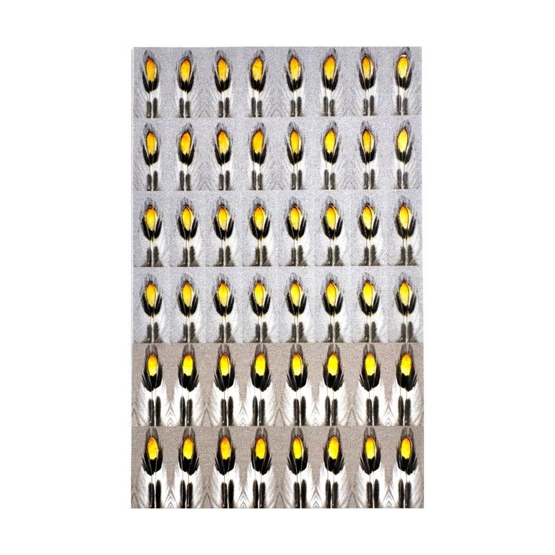 Limestone Synthetic Jungle Cock - 48 eyes / pack