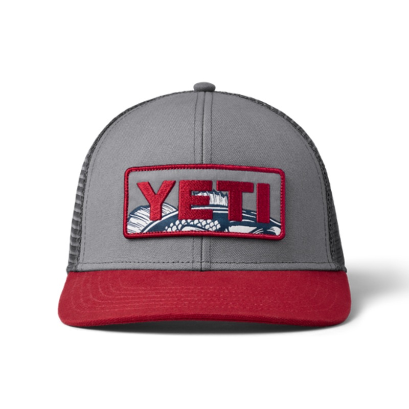 YETI BASS BADGE TRUCKER HAT