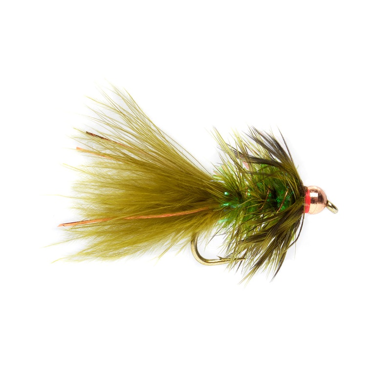 MINI SHIMMER BUGGER OLIVE & GRIZZLY