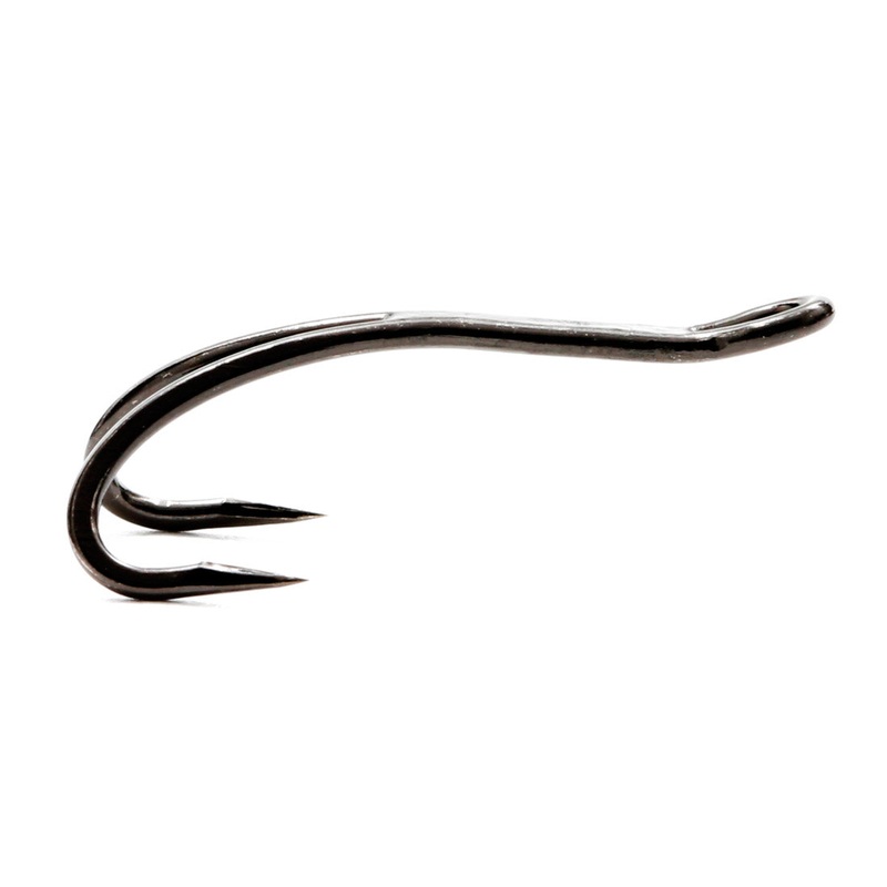 Partridge Patriot Up Eye Double Barbless - Black Nickel