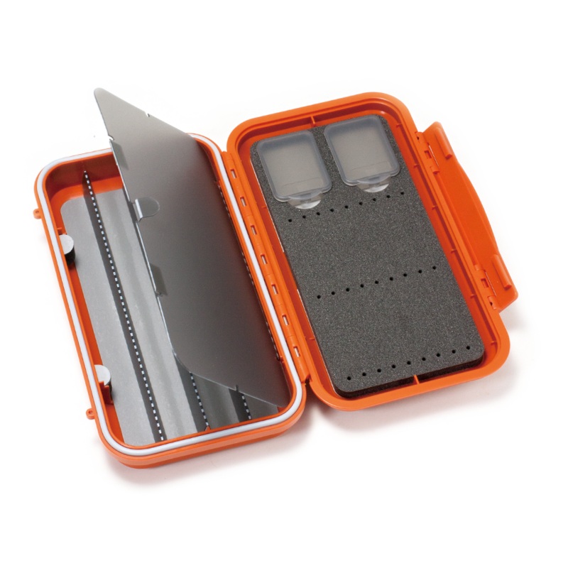 C&F Design Large 3-Row WP Tube Fly Case w 4 Comp (CF-3404V) Burnt Orange