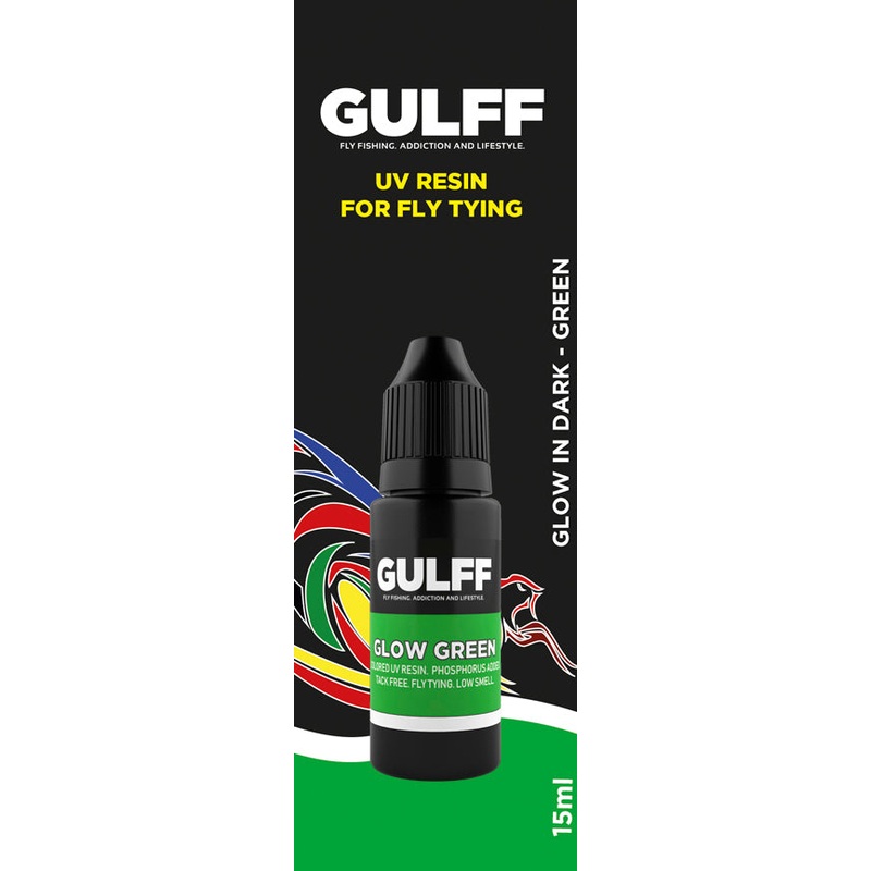GULFF Color Resin Glow Green, 15ml
