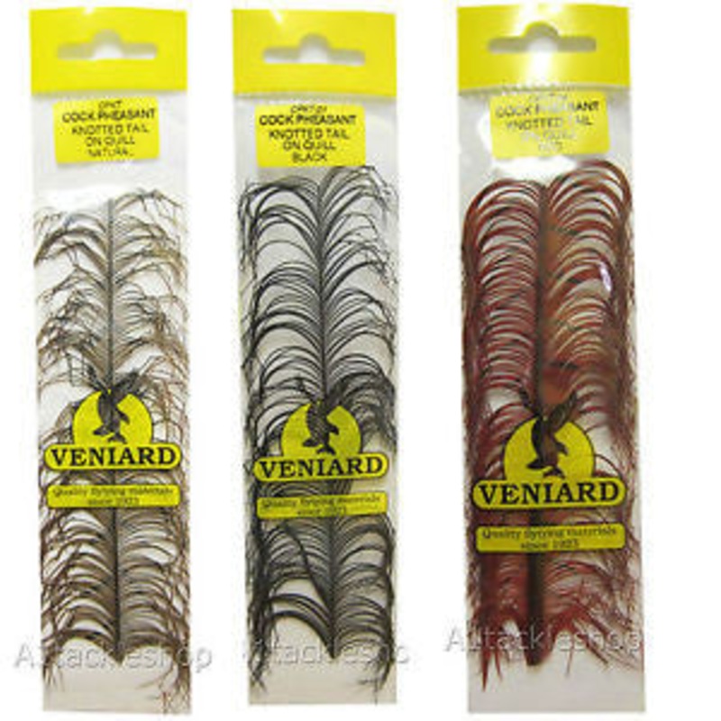 Veniard Cock Pheasant Knotted Tail on Quill