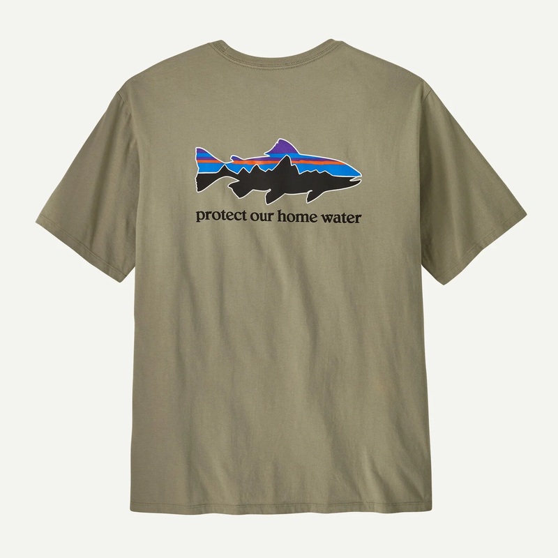 Patagonia Ms Home Water Trout Organic T-Shirt