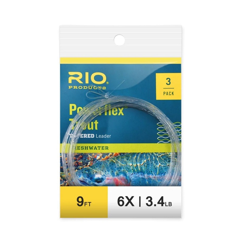 RIO Powerflex Trout Leader - 3 Pack