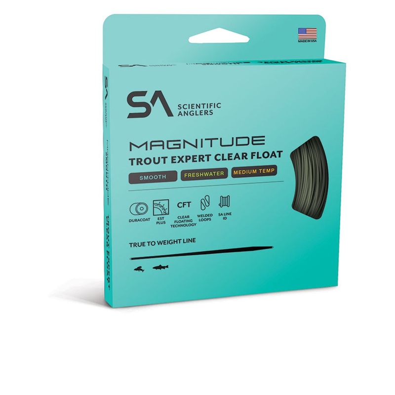 SCIENTIFIC ANGLERS MAGNITUDE SMOOTH TROUT EXPERT CLEAR TIP FLOAT