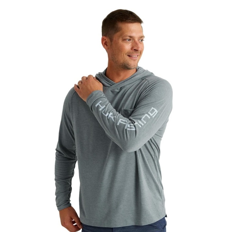Huk Men's Waypoint Performance Sun Hoody - Solids