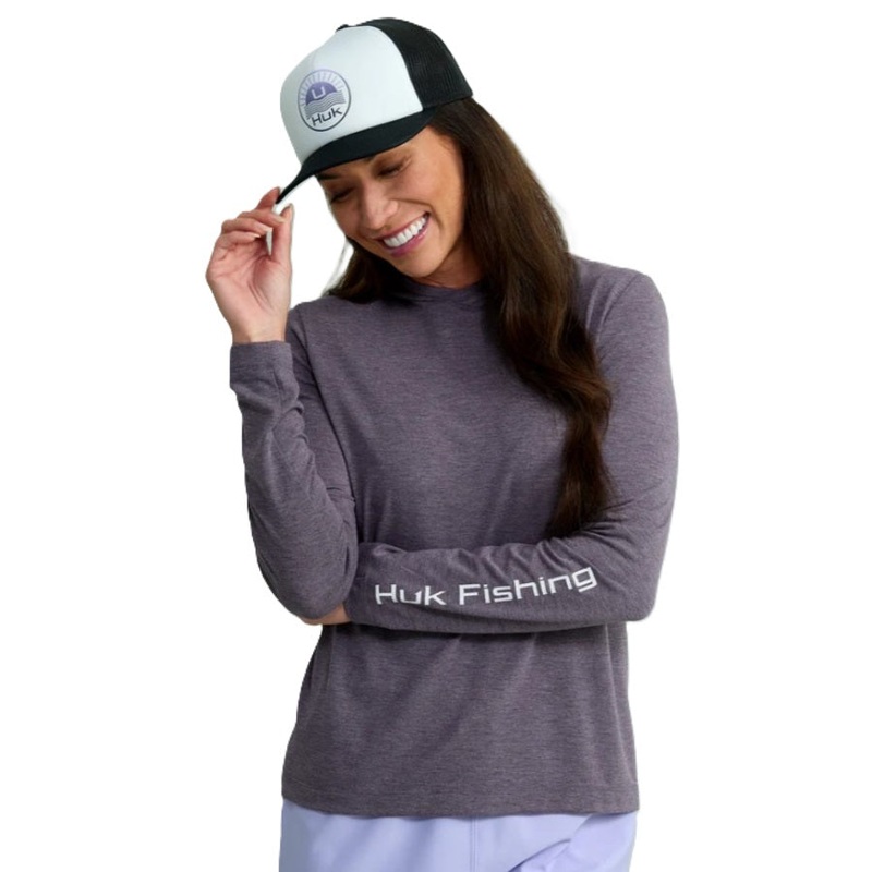 Huk Women's Waypoint Performance Sun Hoody - Solids