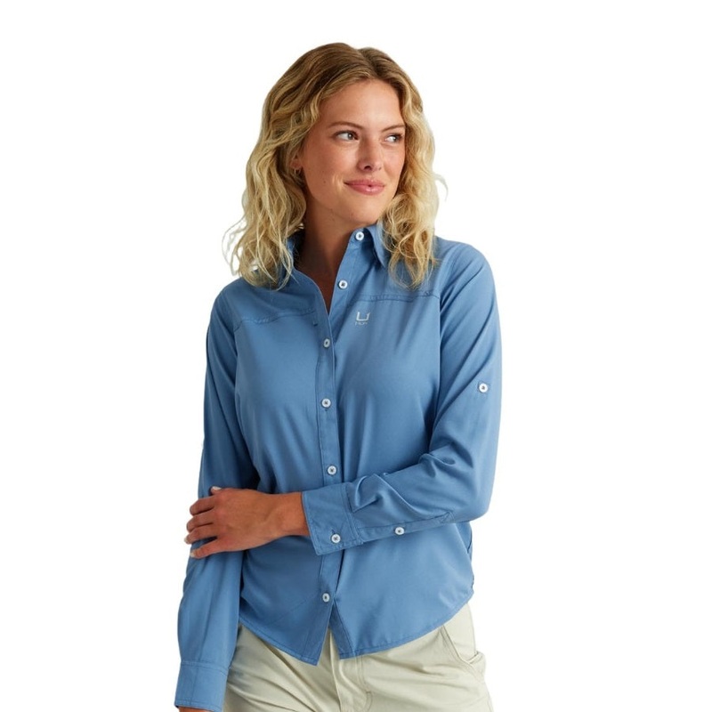 Huk Women's Tide Point Button Down Shirt