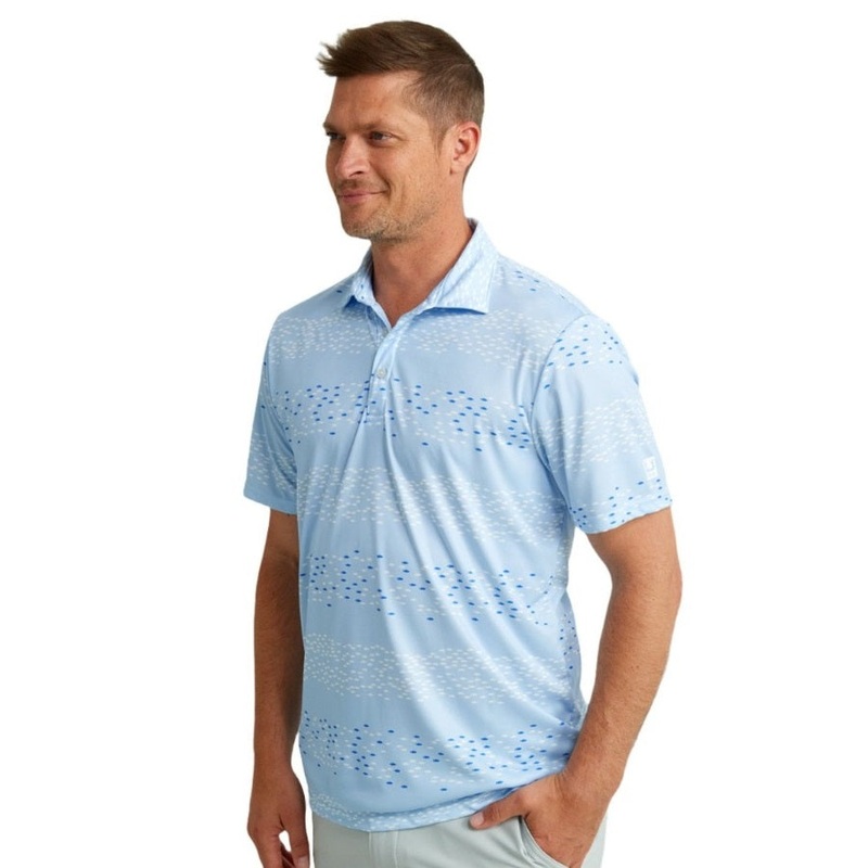 Huk Men's Pursuit Performance Printed Polo (Clearance)