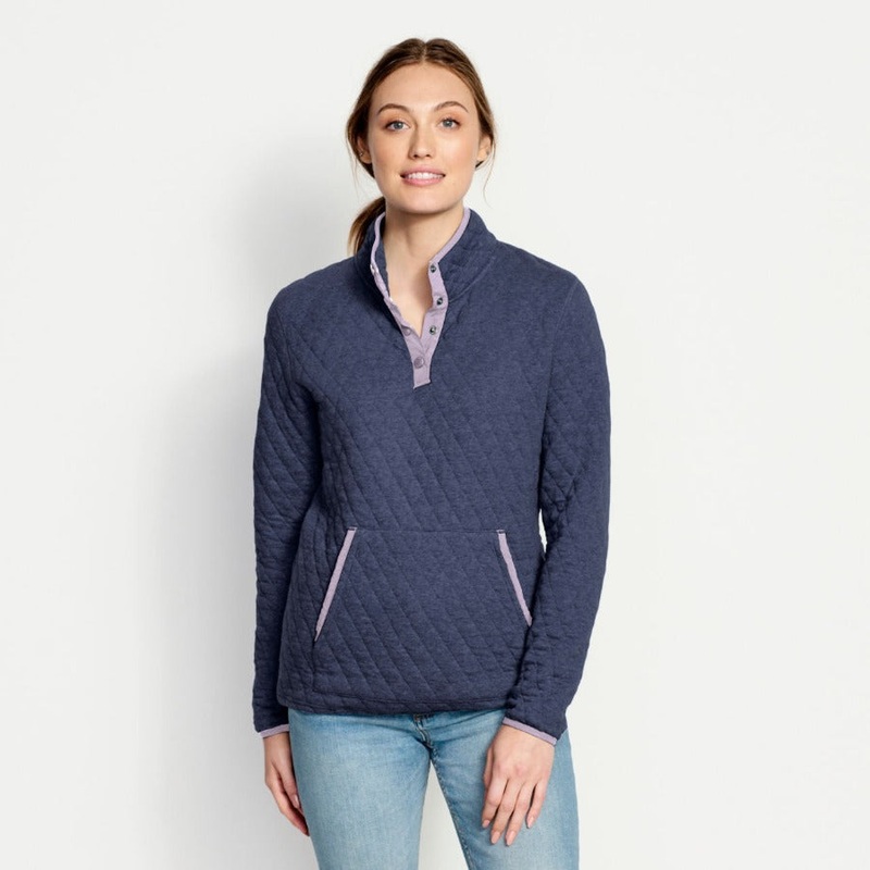 Orvis Women's Outdoor Quilted Snap Sweatshirt