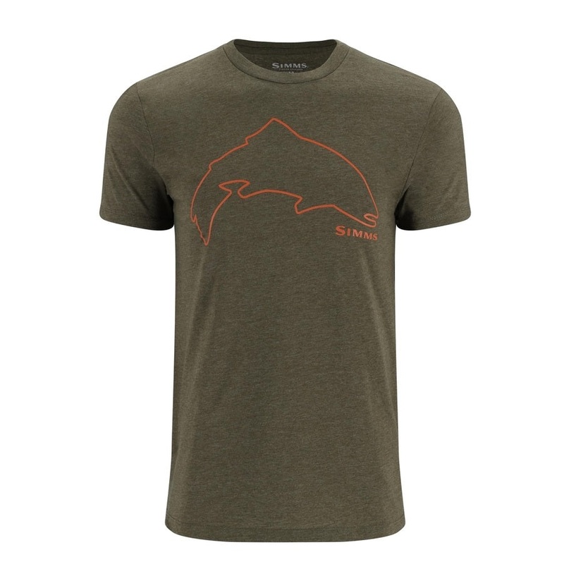 Simms Men's Trout Outline T-Shirt