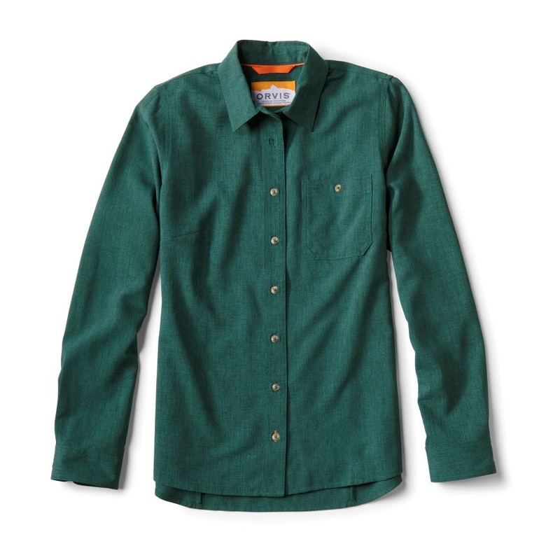Orvis Women's Tech Chambray Long Sleeved Work Shirt