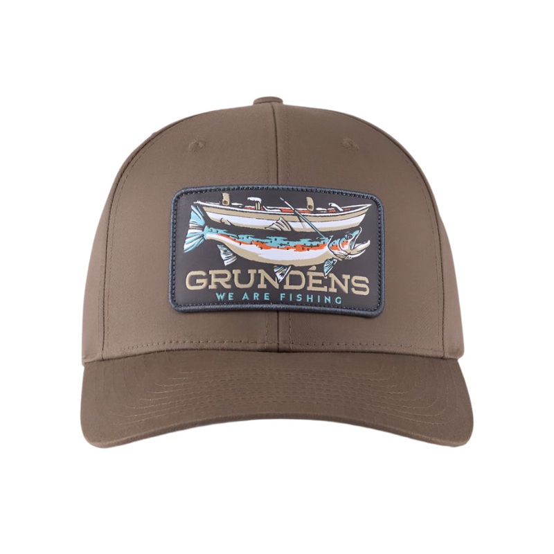 Grundns Drift Boat Solid Twill Trucker Hat