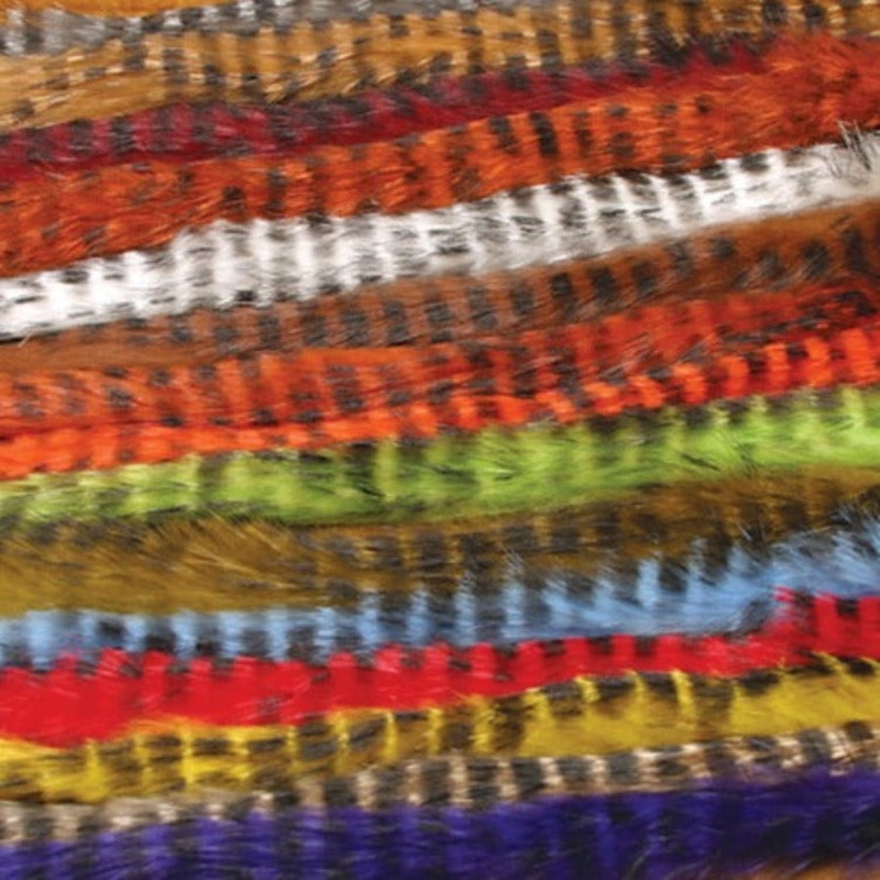 Hareline Black Barred Rabbit Strips